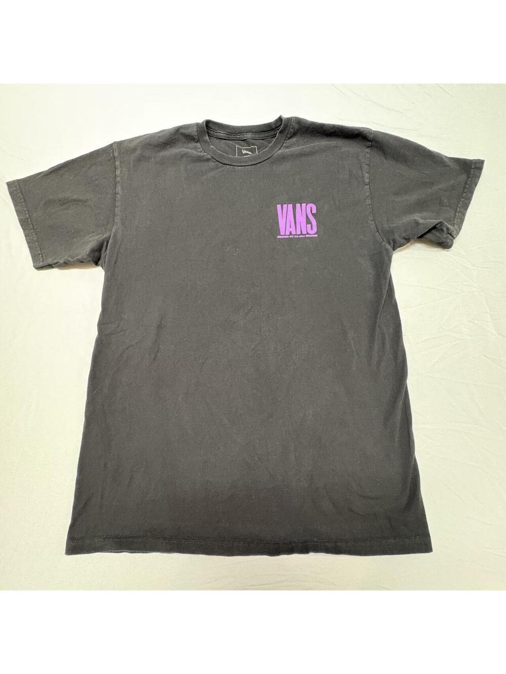 1230 Vans 1966 Off The Wall Cotton T-Shirt with purple VANS logo
